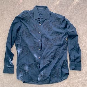 Tommy Bahama Mens Button Down Hawaiian Palm Trees